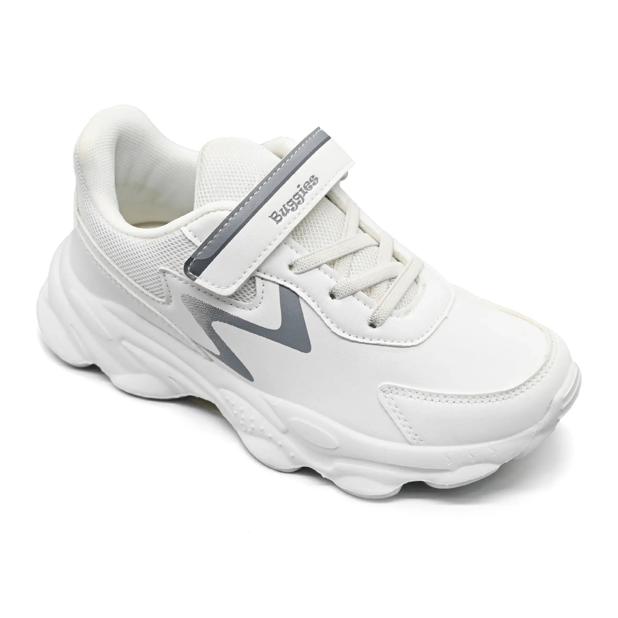 Buggies Enzo Kids Shoes - White Planet Run Fog Step