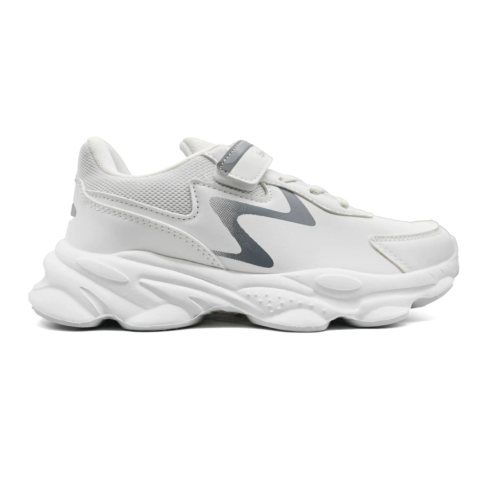 Flexible   strap Moon Hike Buggies Enzo Kids Shoes - White