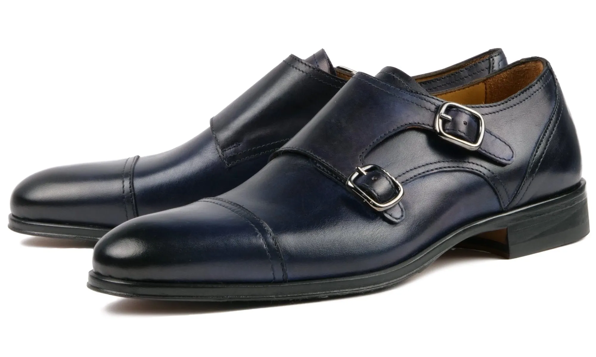 Bourne Monk Strap Blue Shine Lock Summer Wear