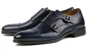 Bourne Monk Strap Blue Shine Lock Summer Wear