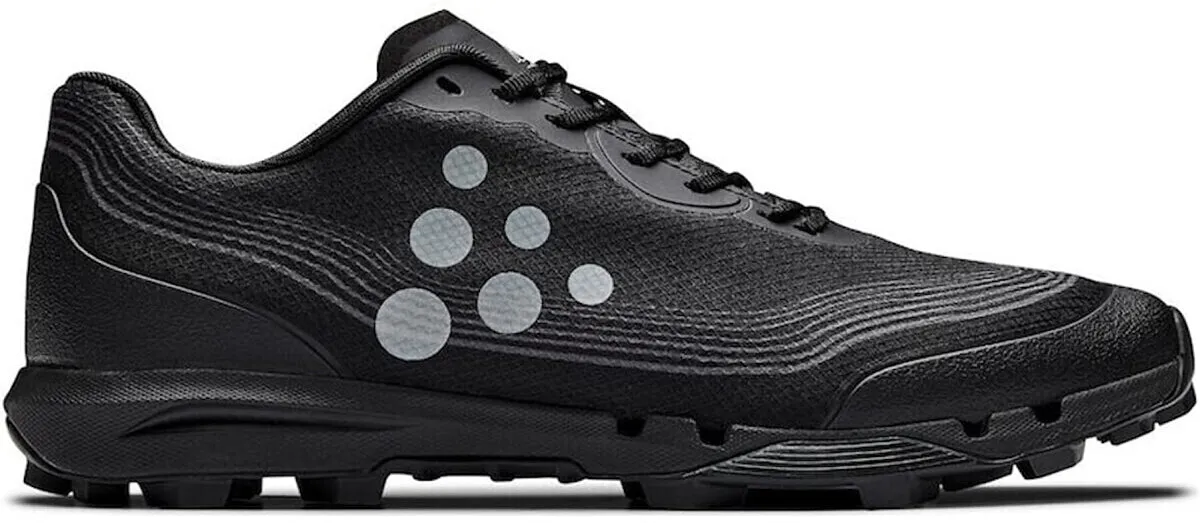 Craft OCRxCTM Vibram Elite Mens Trail Running Shoes - Black Stable Cushion Good Traction
