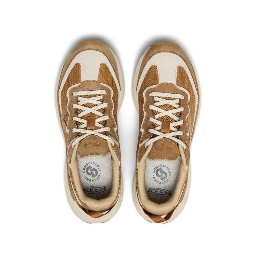 Women's WK500 Leather Walking Shoe  |  Cornstalk/Safari Comfort Heel Stud Cool