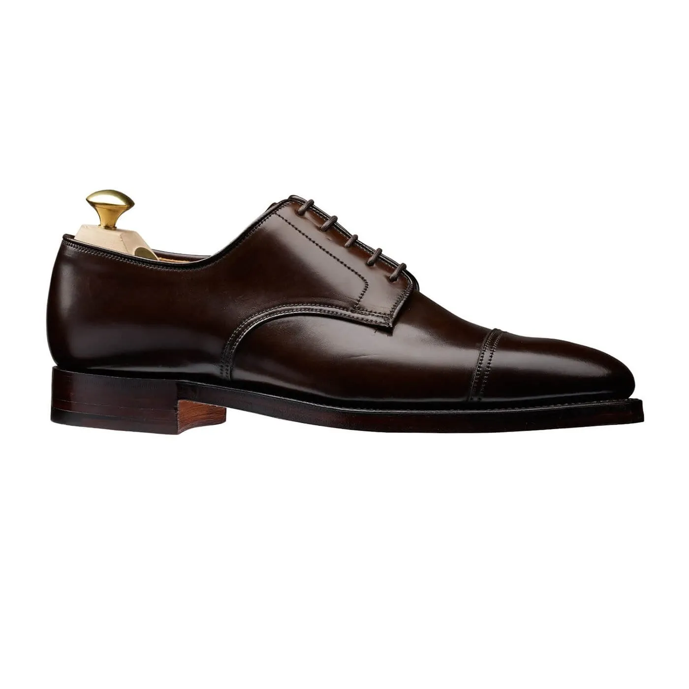 Bradford Dark Brown Cordovan Classic Business Edge Polished Style