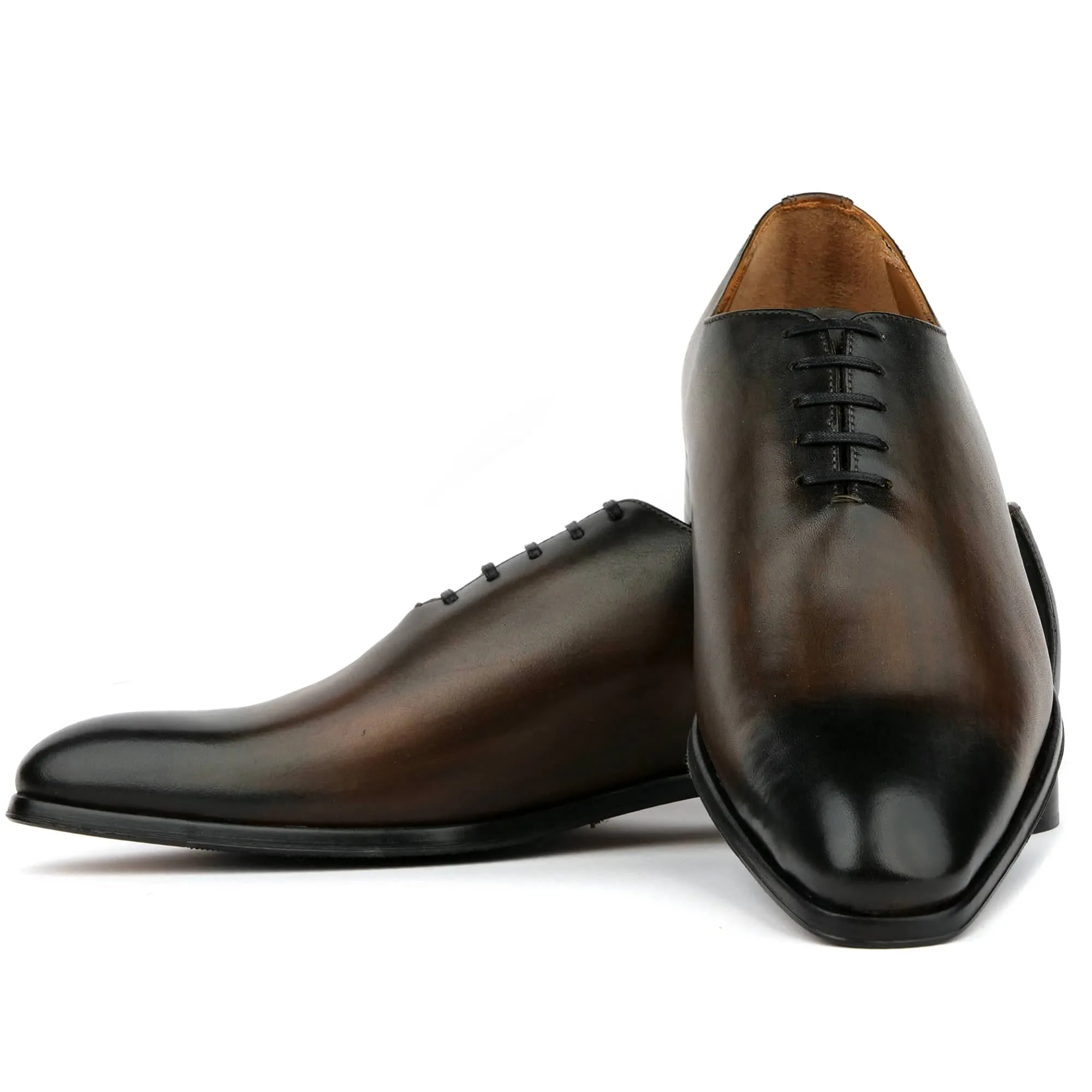 Soft Construction Benson Wholecut Custom Patina Brown