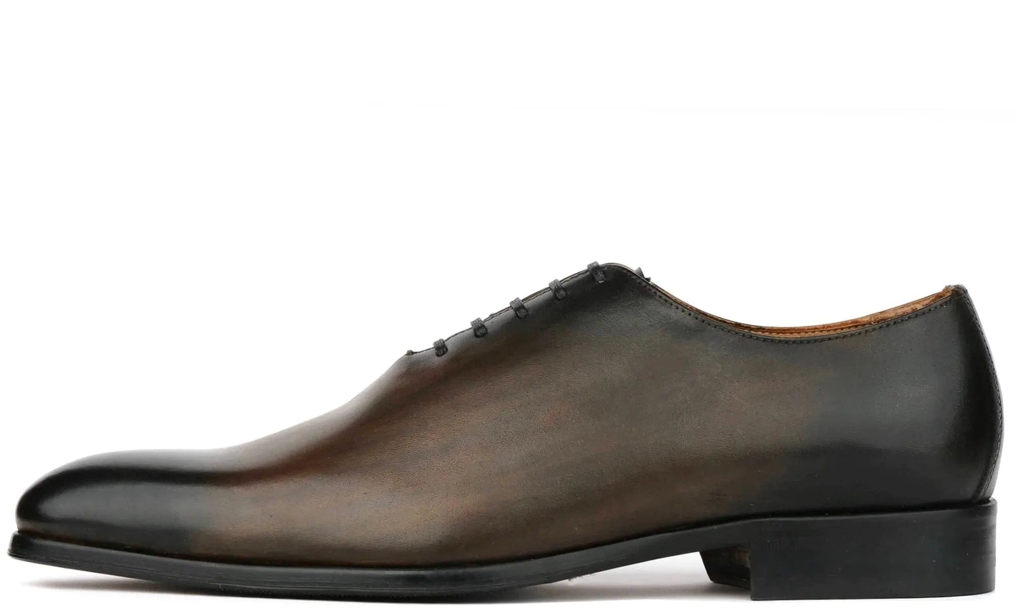 Benson Wholecut Custom Patina Brown Long Lasting Comfort Fit Leather