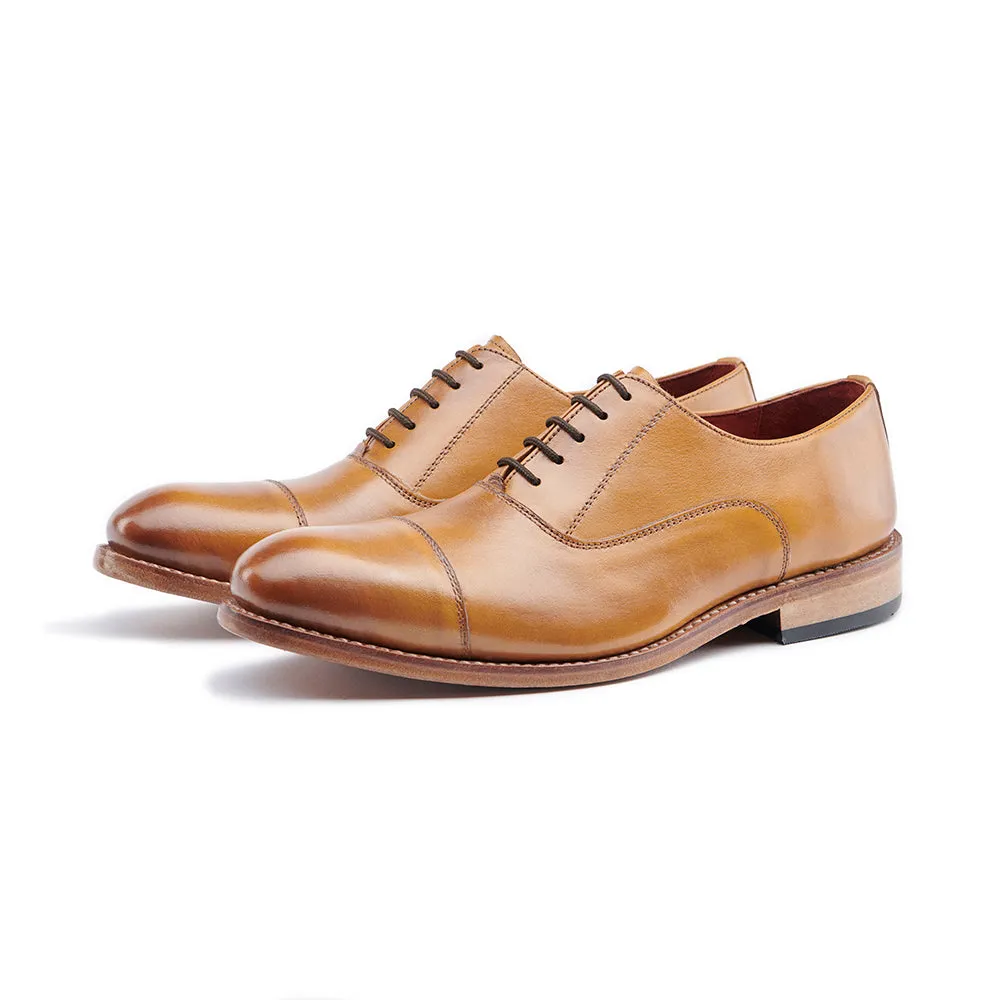 Trendy Look Shoes Work Ready Look Oxford Shoe - Tan