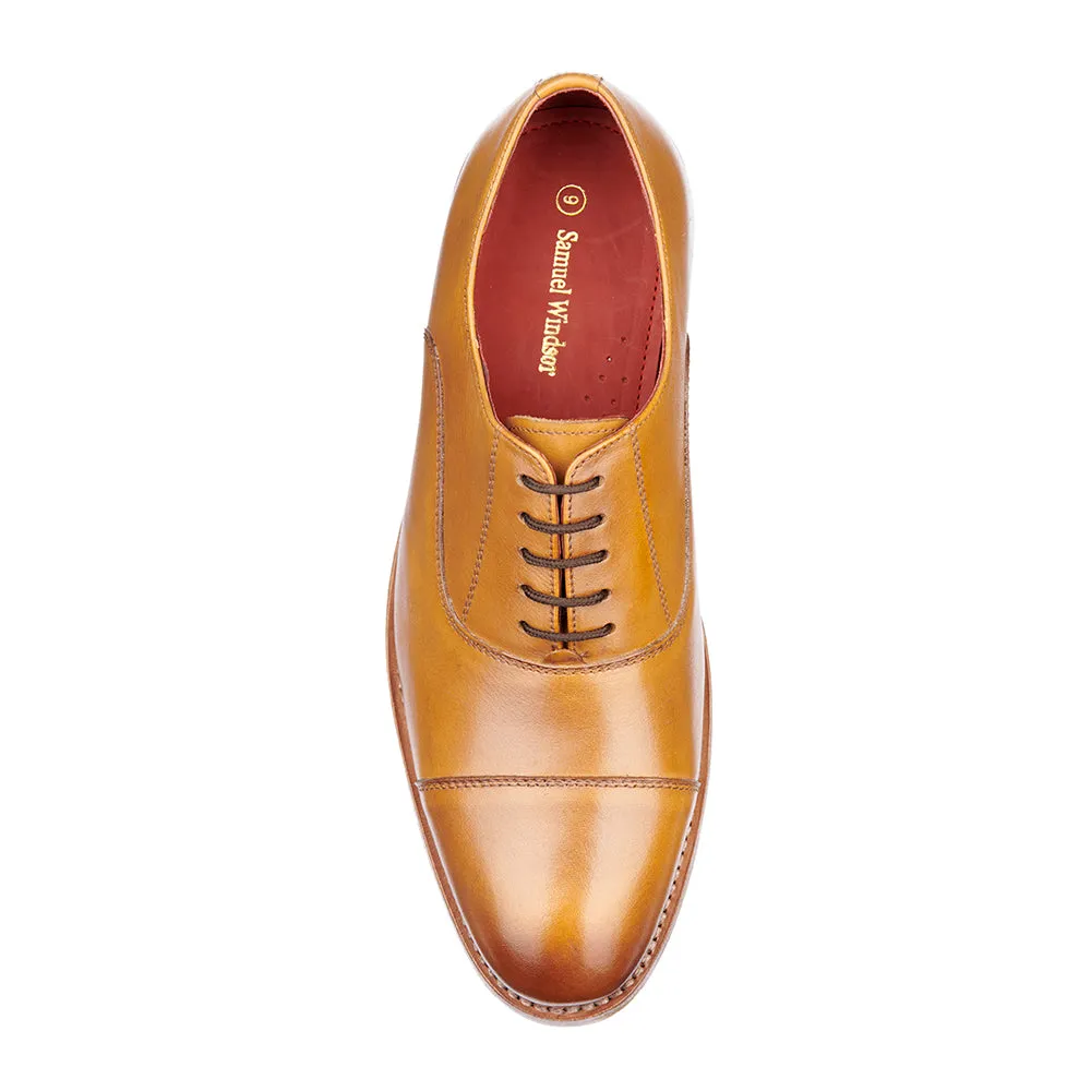 Oxford Shoe - Tan Quick Step Everyday Versatility