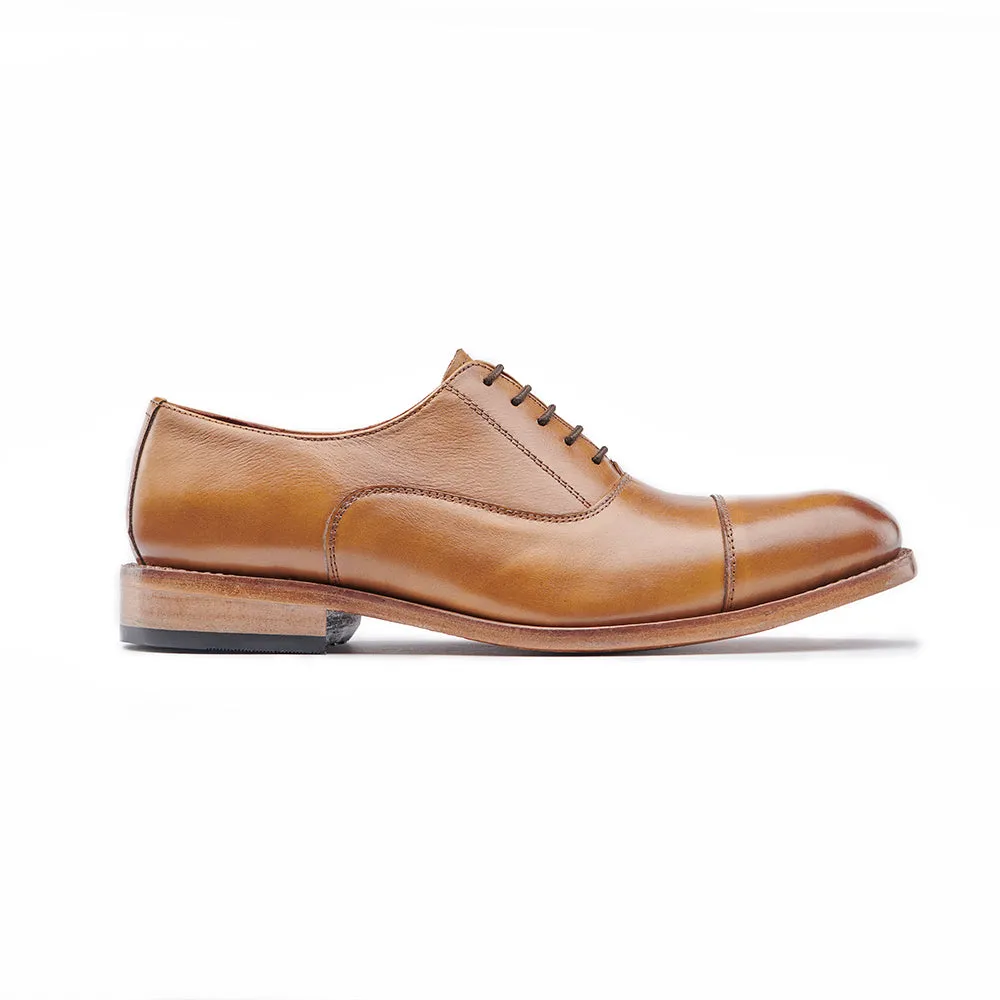 Oxford Shoe - Tan Modern Design Comfy Step