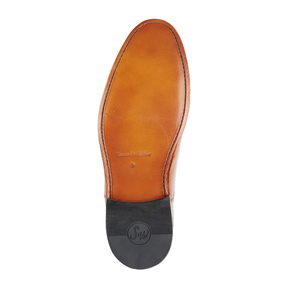 Oxford Shoe - Tan Breathable Leather