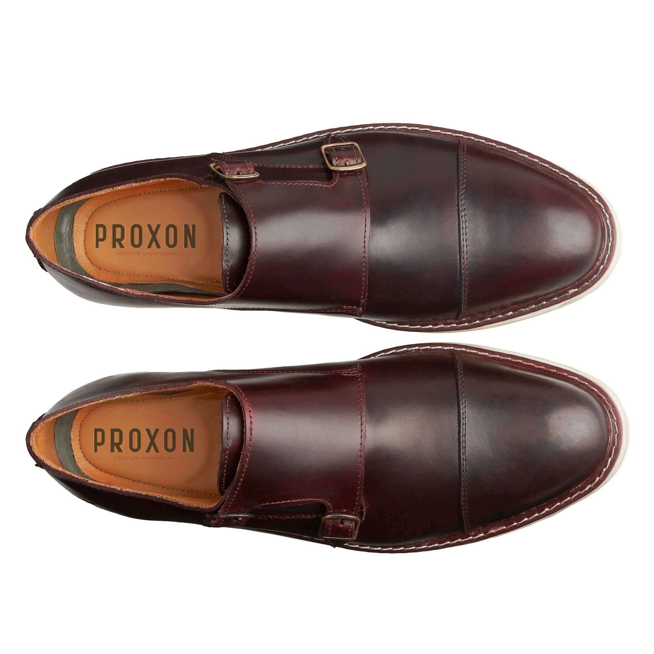 STEEL TOE MONK STRAP SHOE GRAND BROWN Modern Comfort Everyday Durability