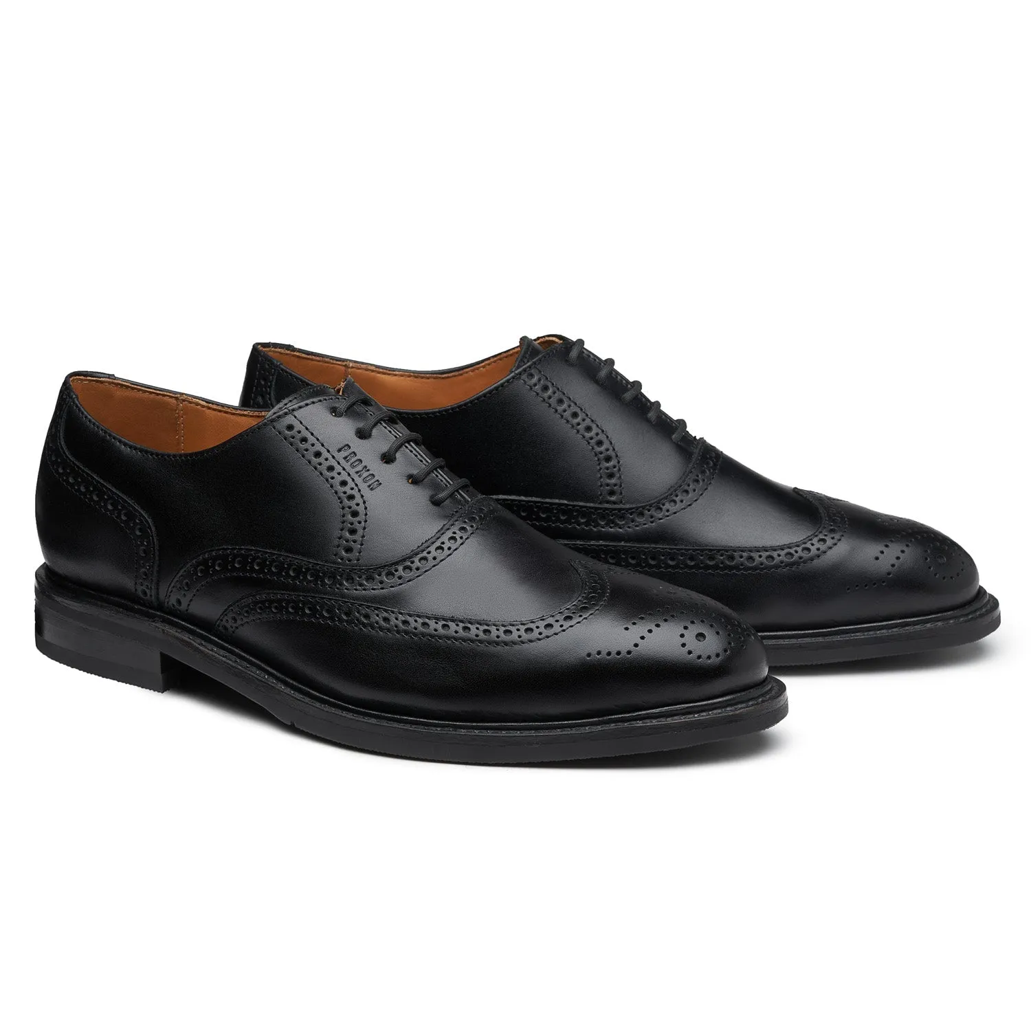 Durable Build Perfect Fit STEEL TOE OXFORD SHOE PILOT BLACK