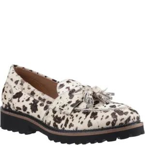 Comfortable Slip-on Style Cool Path Animal Ginny Tassel Loafers