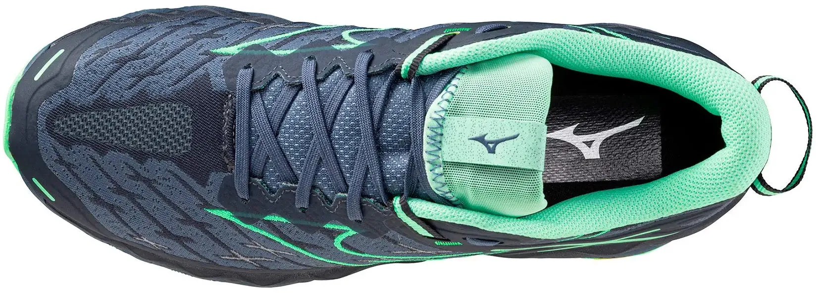 Heel lock Mizuno Wave Mujin 10 Mens Trail Running Shoes - Blue