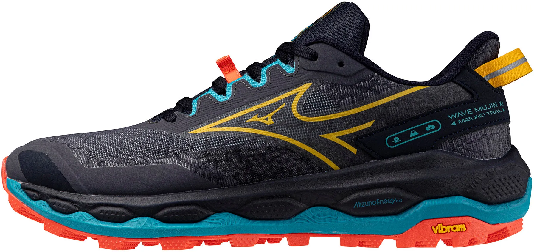 Pivot Ready Mizuno Wave Mujin 11 Mens Trail Running Shoes - Grey
