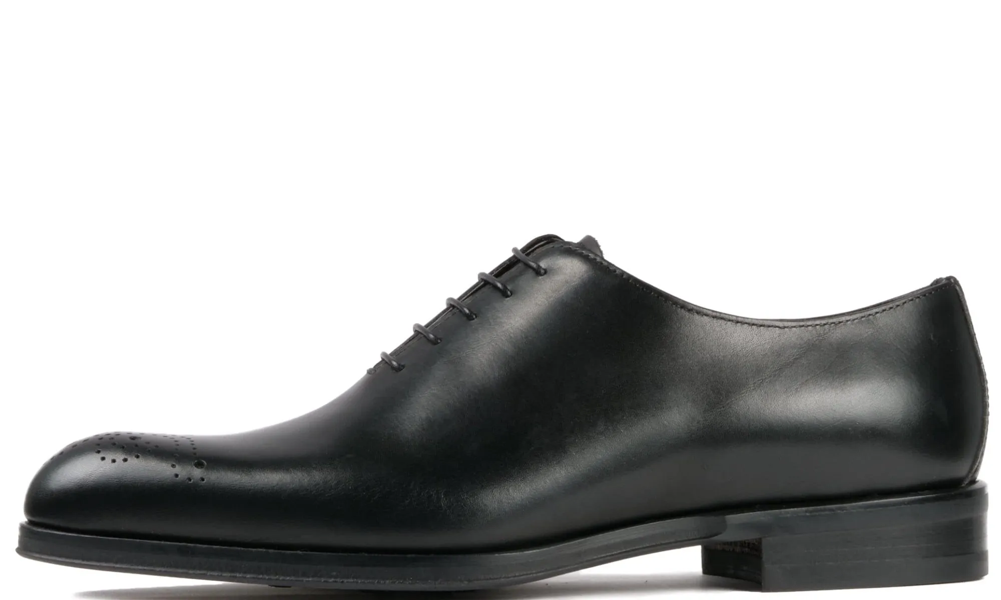 Chic Step Shoes Walk Ready Soho Wholecut Oxford Brogue Black