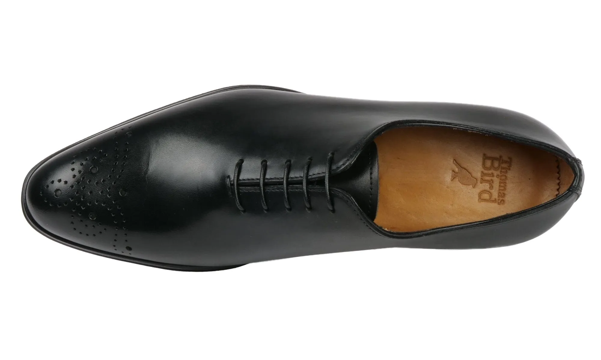 Soho Wholecut Oxford Brogue Black Chic Leather Fit Durable Material