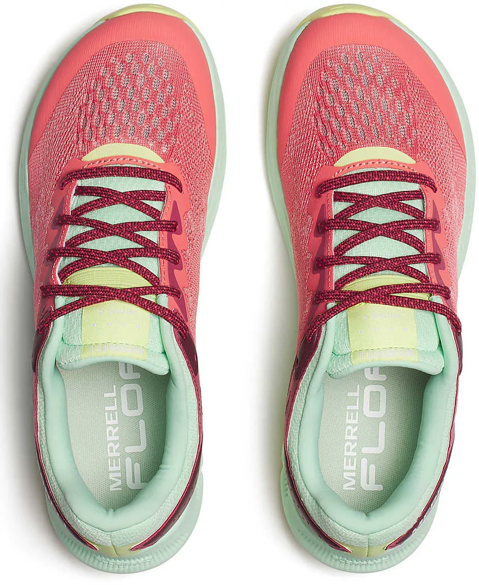 Merrell Antora 4 Womens Trail Running Shoes - Pink Body Alignment Ankle Care