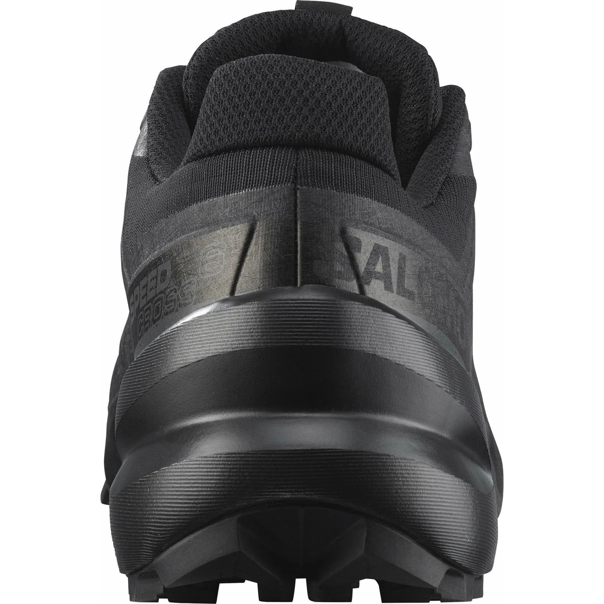 Home Gym zippered Salomon Speedcross 6 Mens Trail Running Shoes - Black