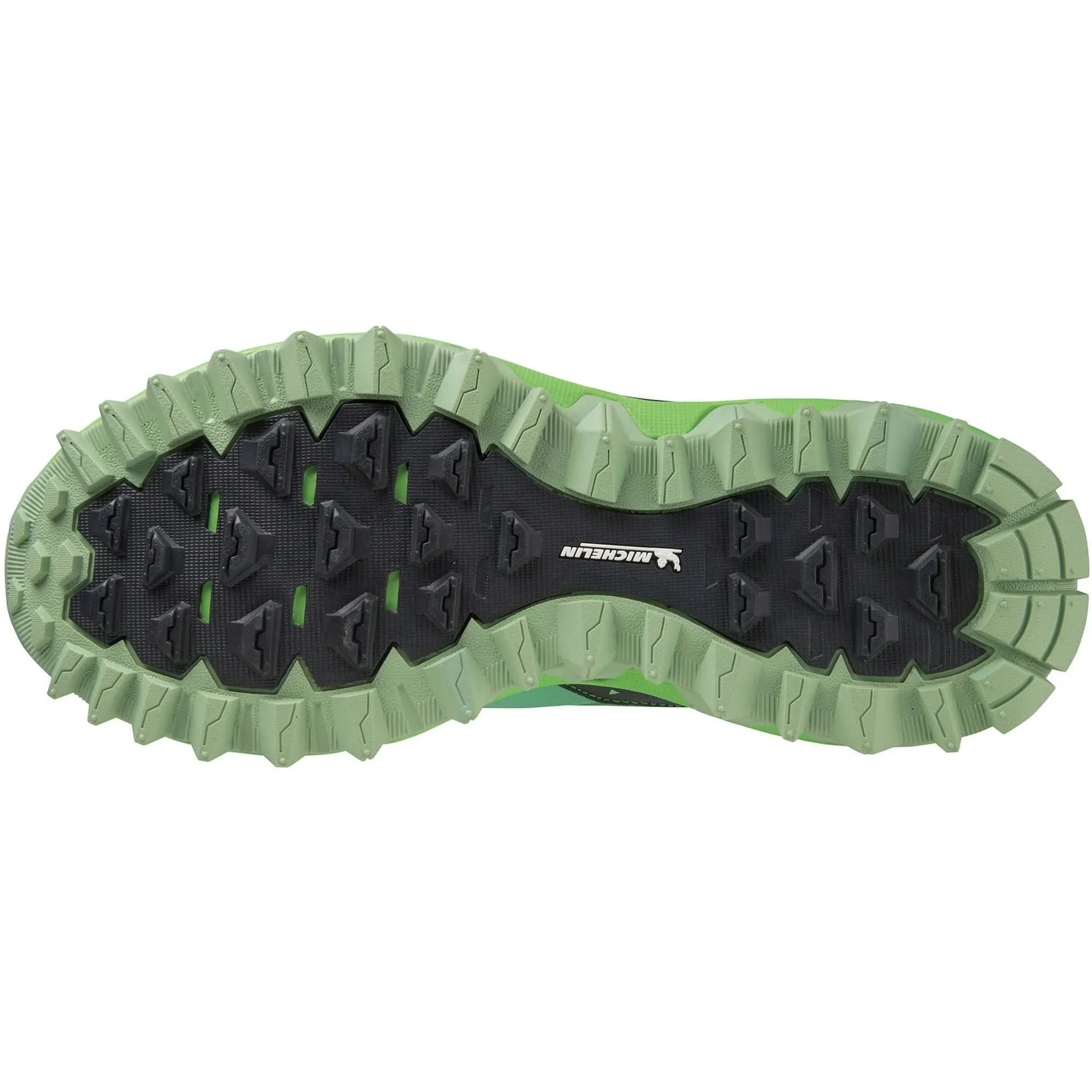 Air Cushion Mizuno Wave Mujin 9 Mens Trail Running Shoes - Green