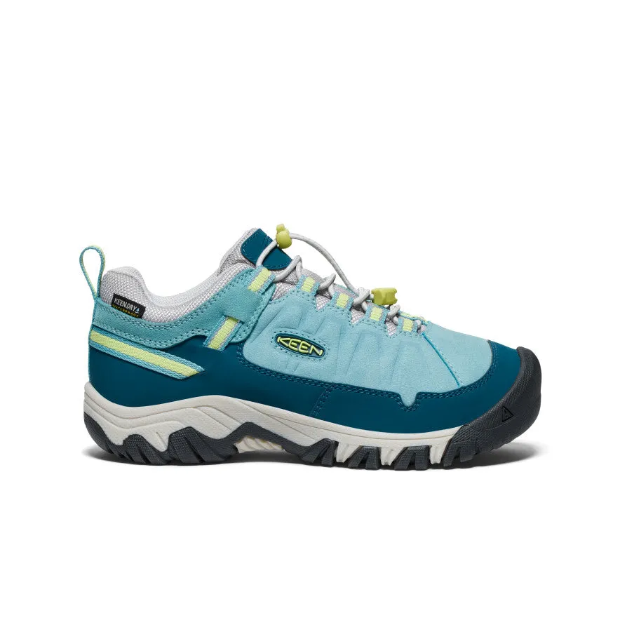 Air Circulation Big Kids' Targhee IV Waterproof Hiking Shoe  |  Reef Waters/Daiquiri Green