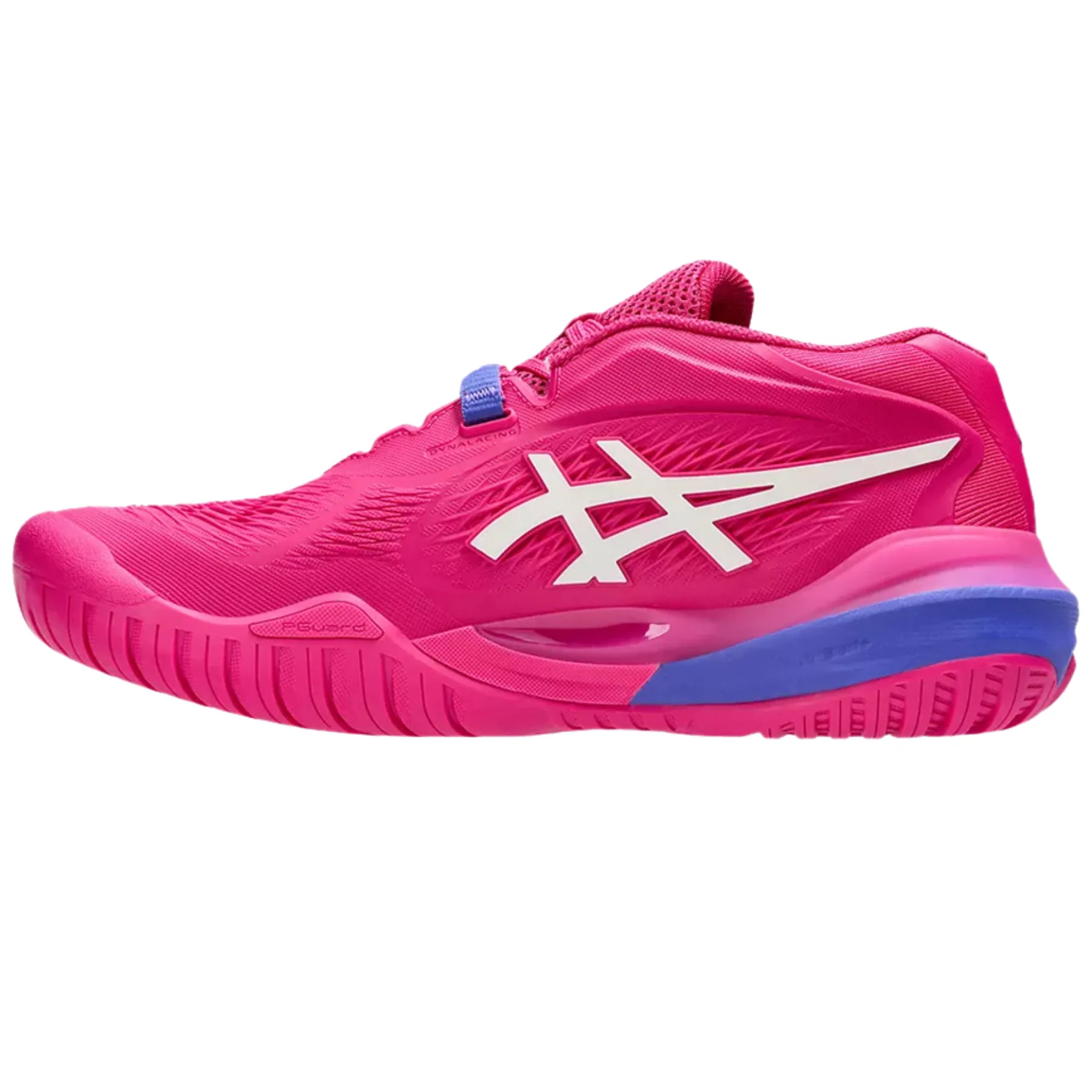 Asics Gel Resolution X Hard Court Womens Tennis Shoes - Bright Rose/Cream Minimal Sole