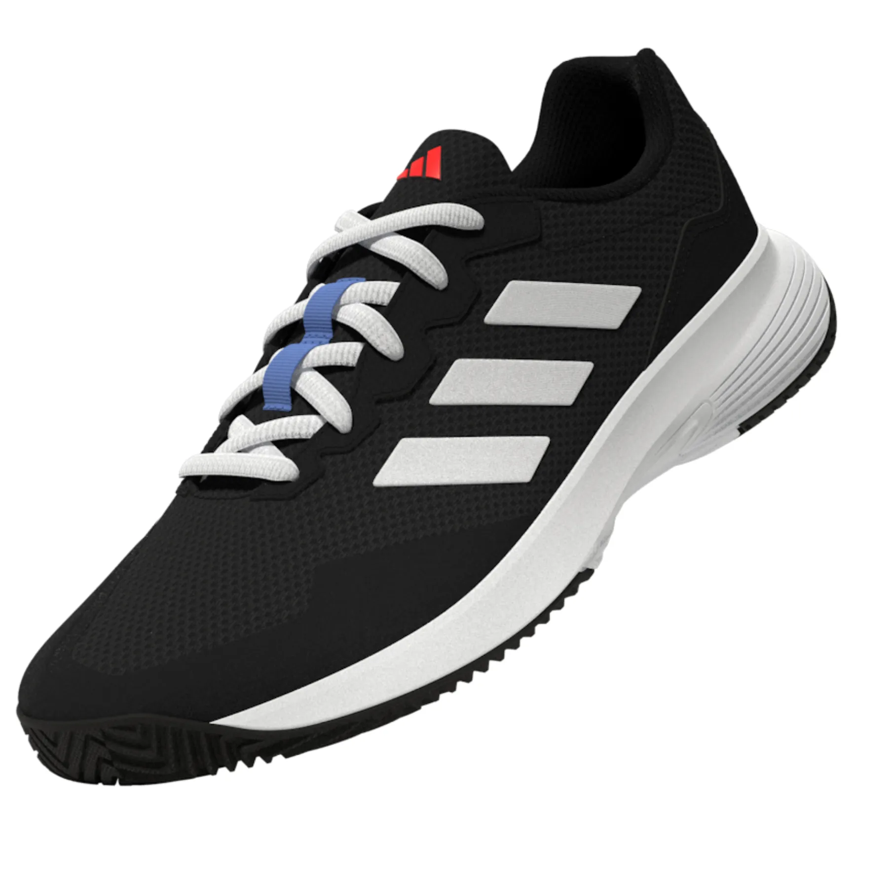 Outdoor Trail Adidas Performance Game Court 2.0 Men Tennis Shoes - Core Black/Ftw White/Solar Red