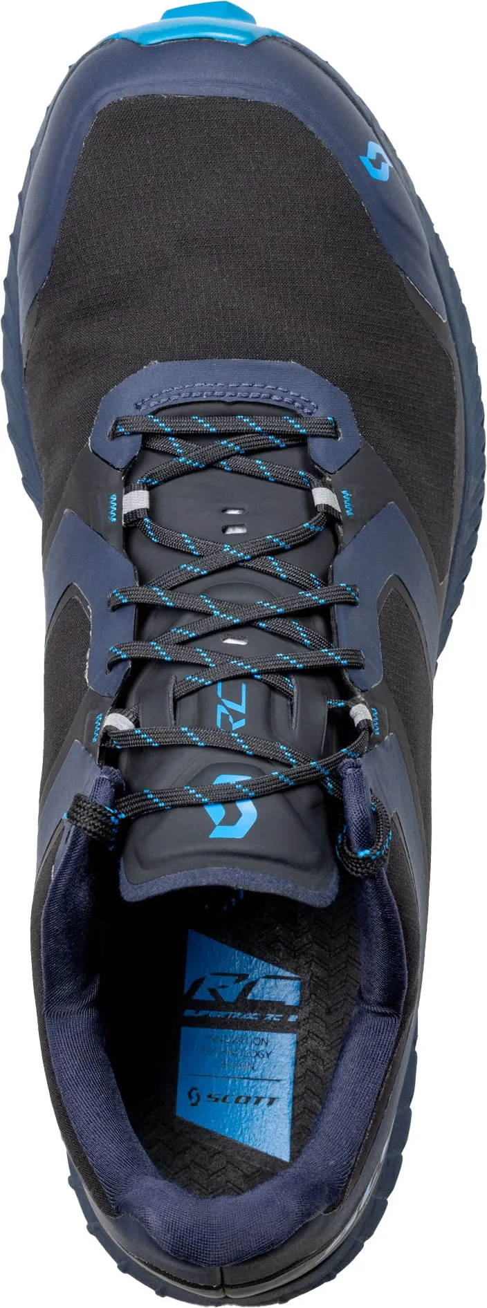 Molded heel cups improve balance and ankle stability Scott Supertrac RC 2 Mens Trail Running Shoes - Black