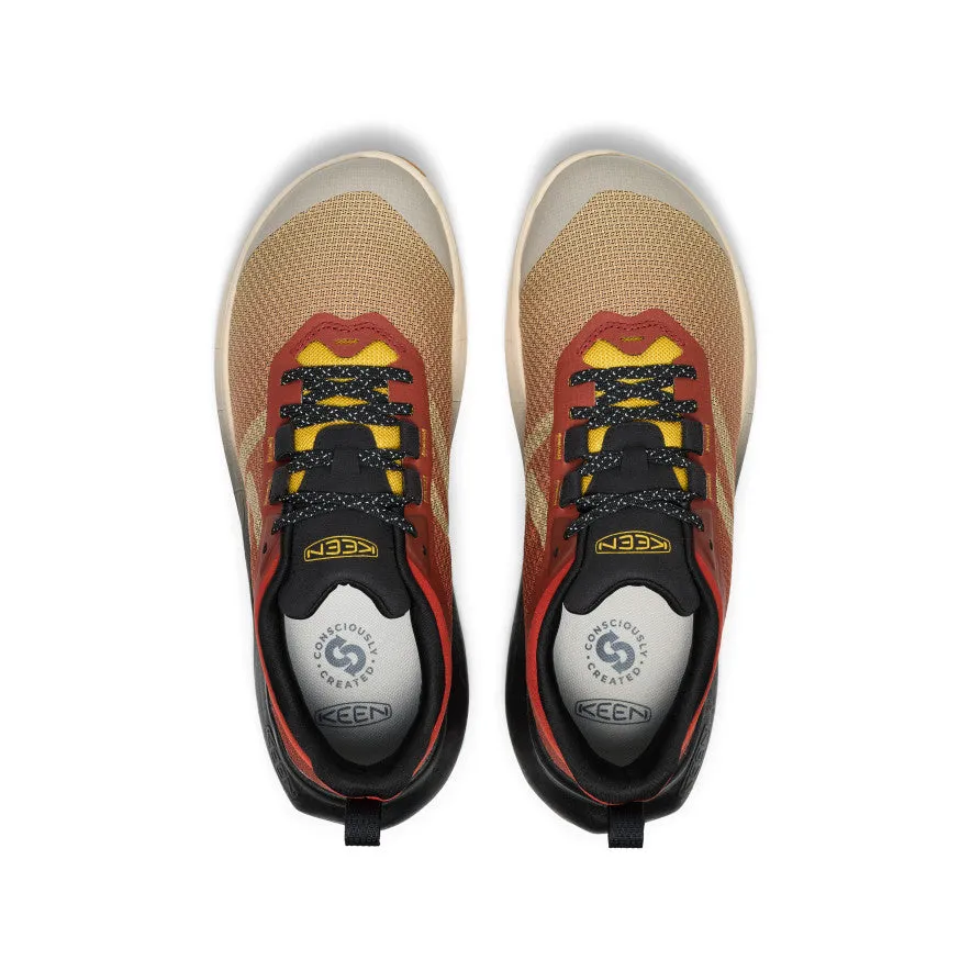 Free Flex Easy Fit Men's 450 Dirt Hiking Shoe  |  Safari/Red Ochre