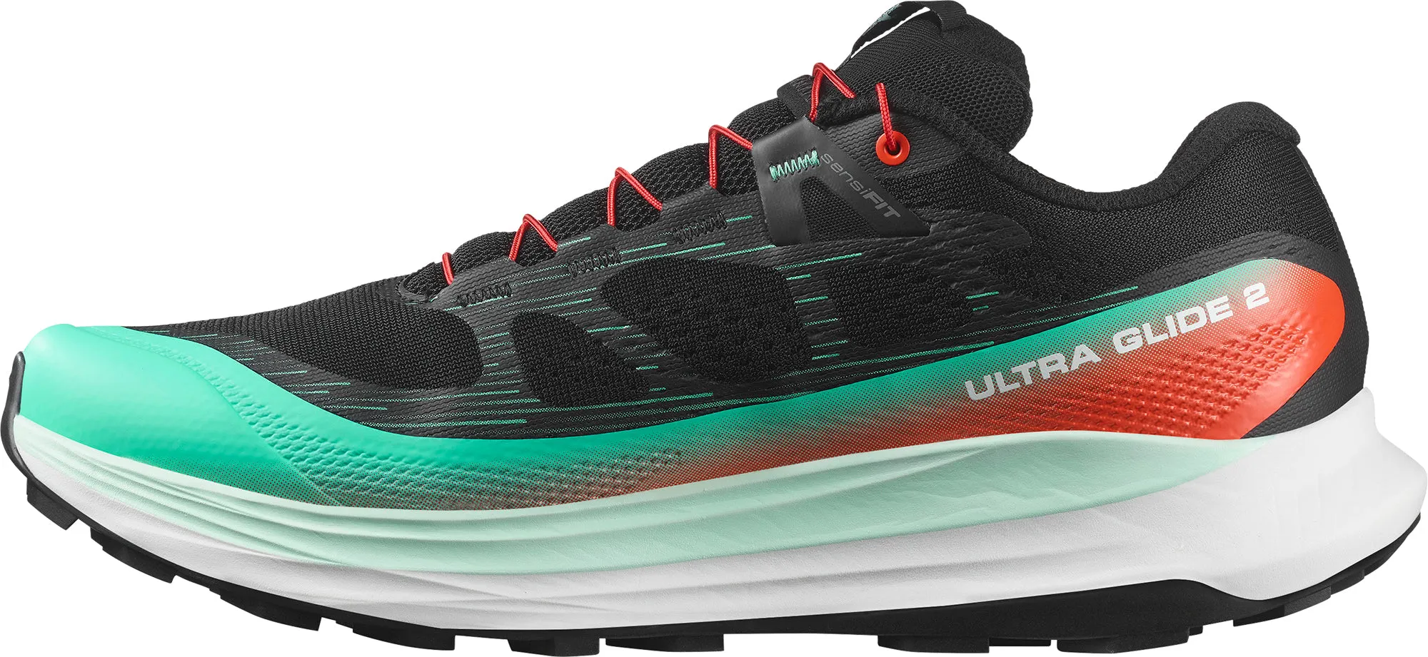 Steady Motion Cross Session Salomon Ultra Glide 2 Mens Trail Running Shoes - Black