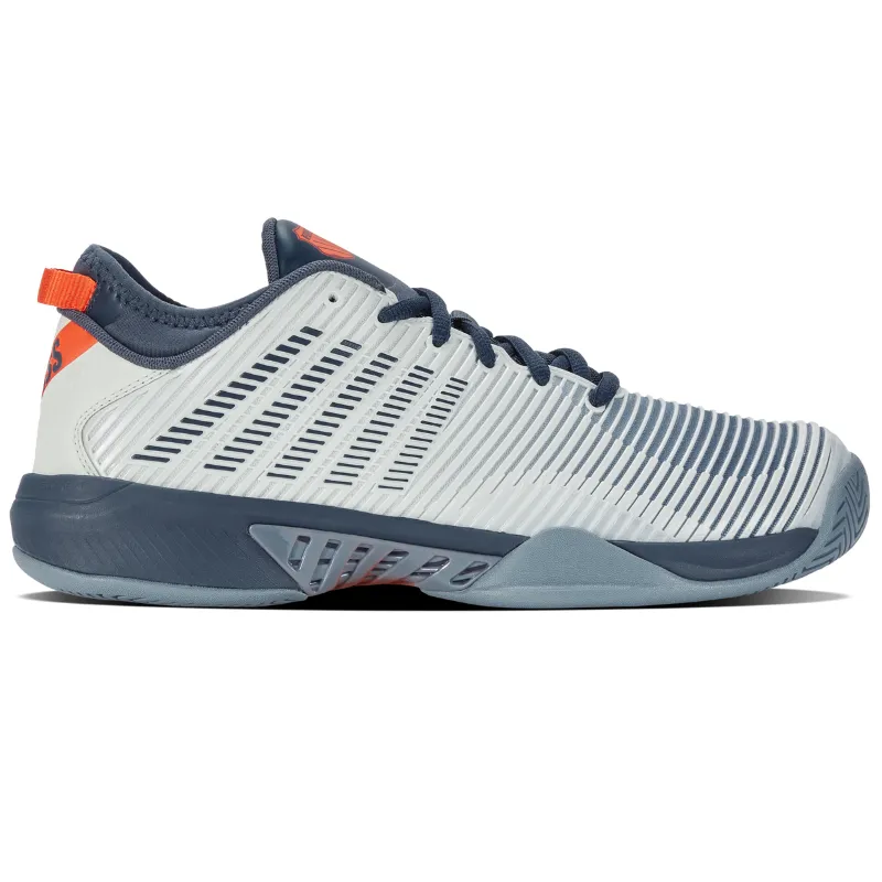 Zip Up Design K Swiss Hypercourt Supreme AC Blue Blush / Orion Blue / Ibis Mens Tennis Shoes