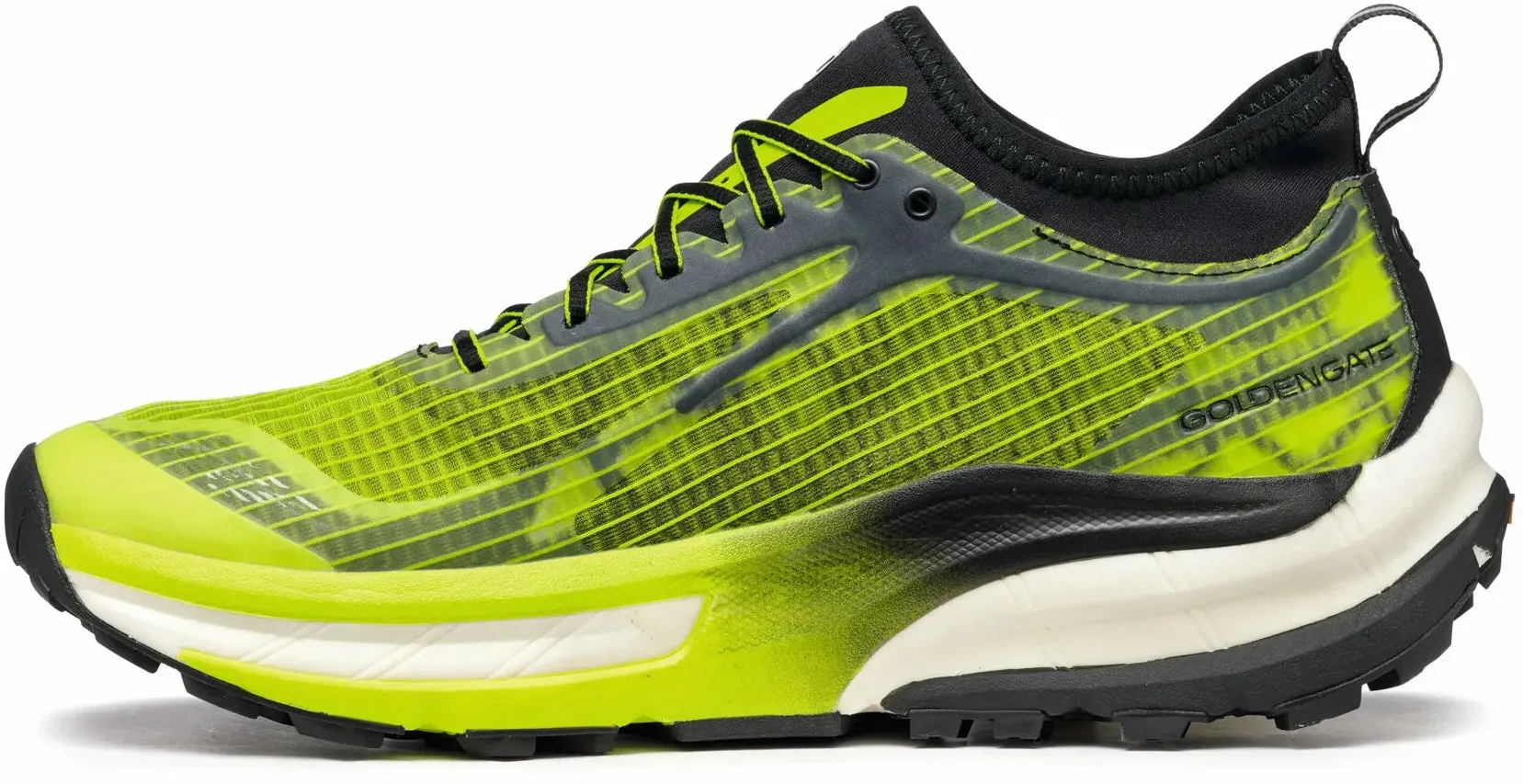 Compression-resistant sole helps maintain energy return Scarpa Golden Gate ATR Mens Trail Running Shoes - Green