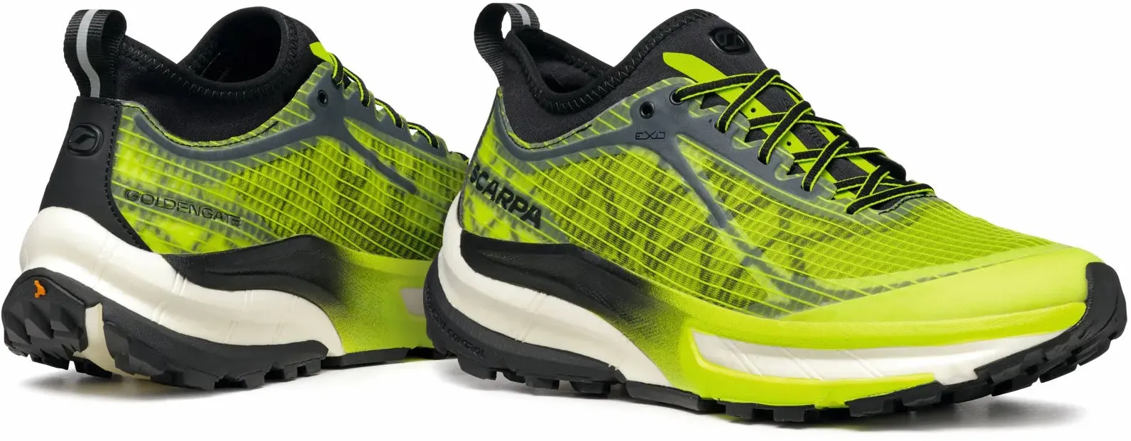 Scarpa Golden Gate ATR Mens Trail Running Shoes - Green Wrinkle Resistant