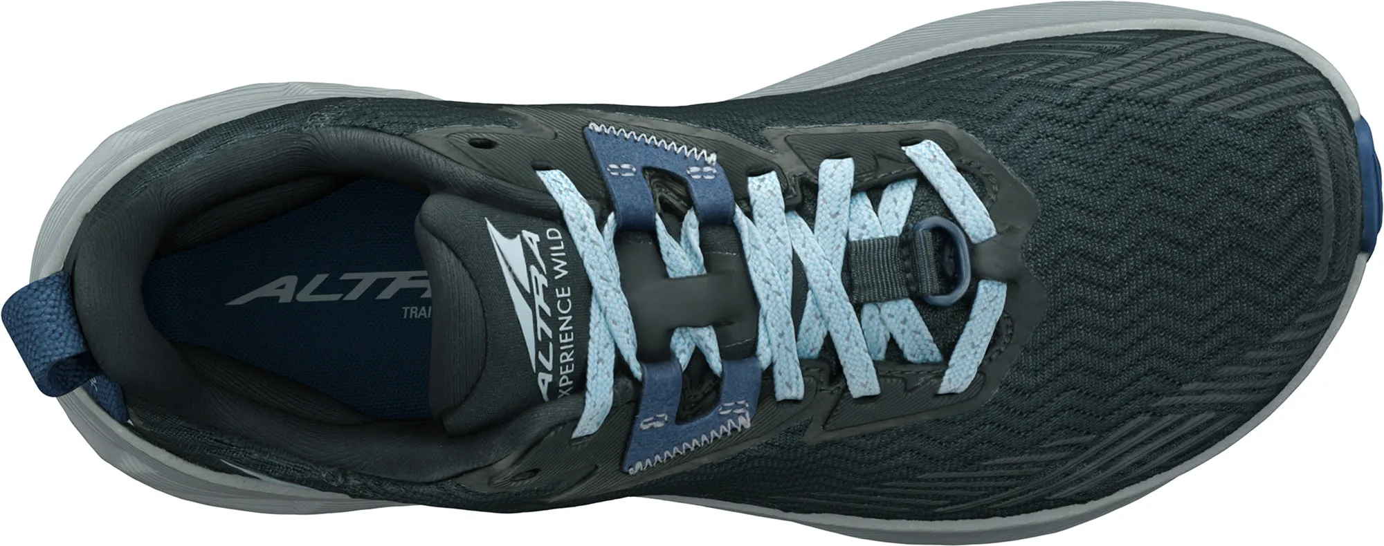 Foam blend offers plush feel without bulkiness Synthetic Upper Altra Experience Wild Womens Trail Running Shoes - Black