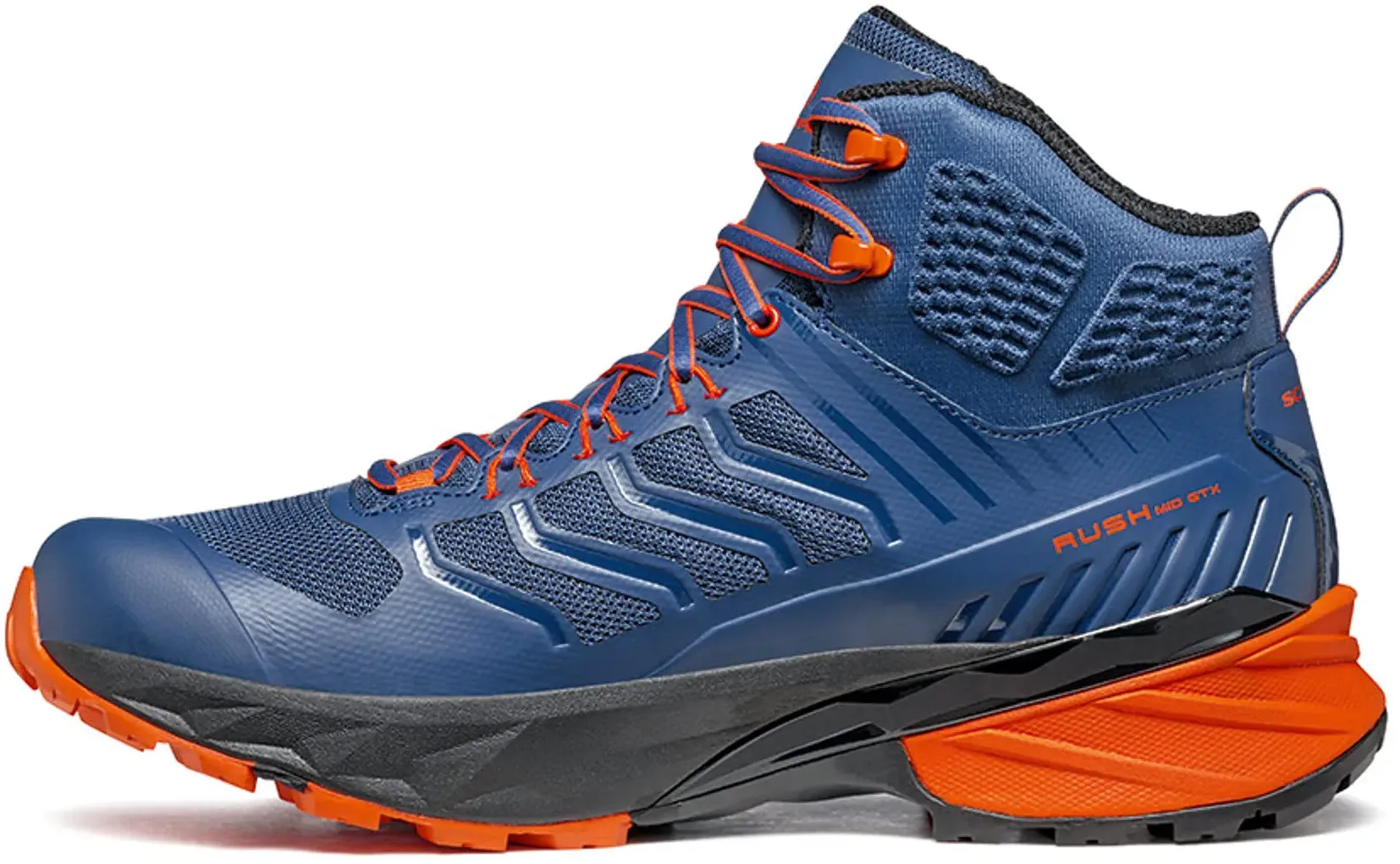Deep Tread Scarpa Rush Mid GORE-TEX Walking Boots - Blue