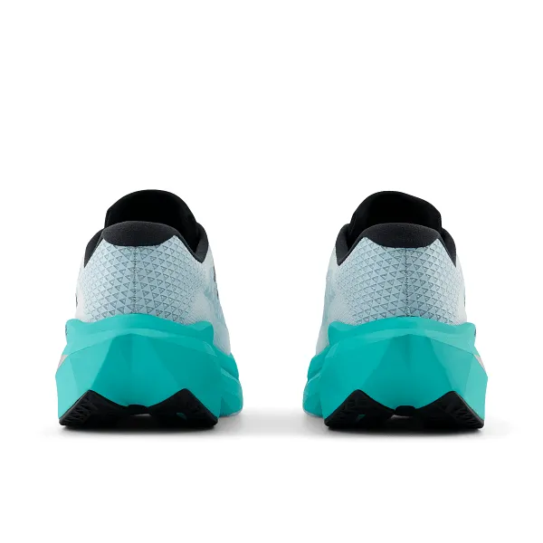 bead - embellished - design shoes post - run New Balance SuperComp Trainer v3 Men's Running Shoes White with Cyber Jade AW24