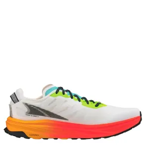 running on the treadmill lightweight - upper - feature shoes Altra Men's Mont Blanc Carbon Trail Running Shoes in White/Orange AW25