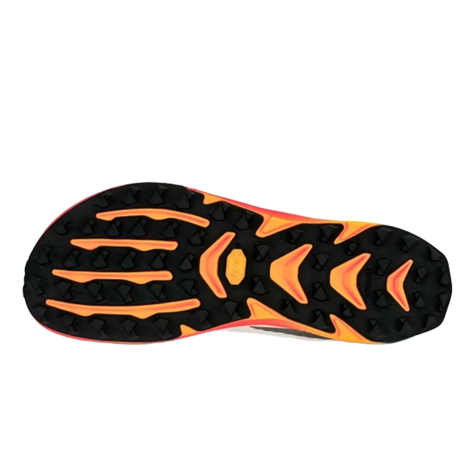 breathable - lining - material shoes night - running safety Altra Men's Mont Blanc Carbon Trail Running Shoes in White/Orange AW25