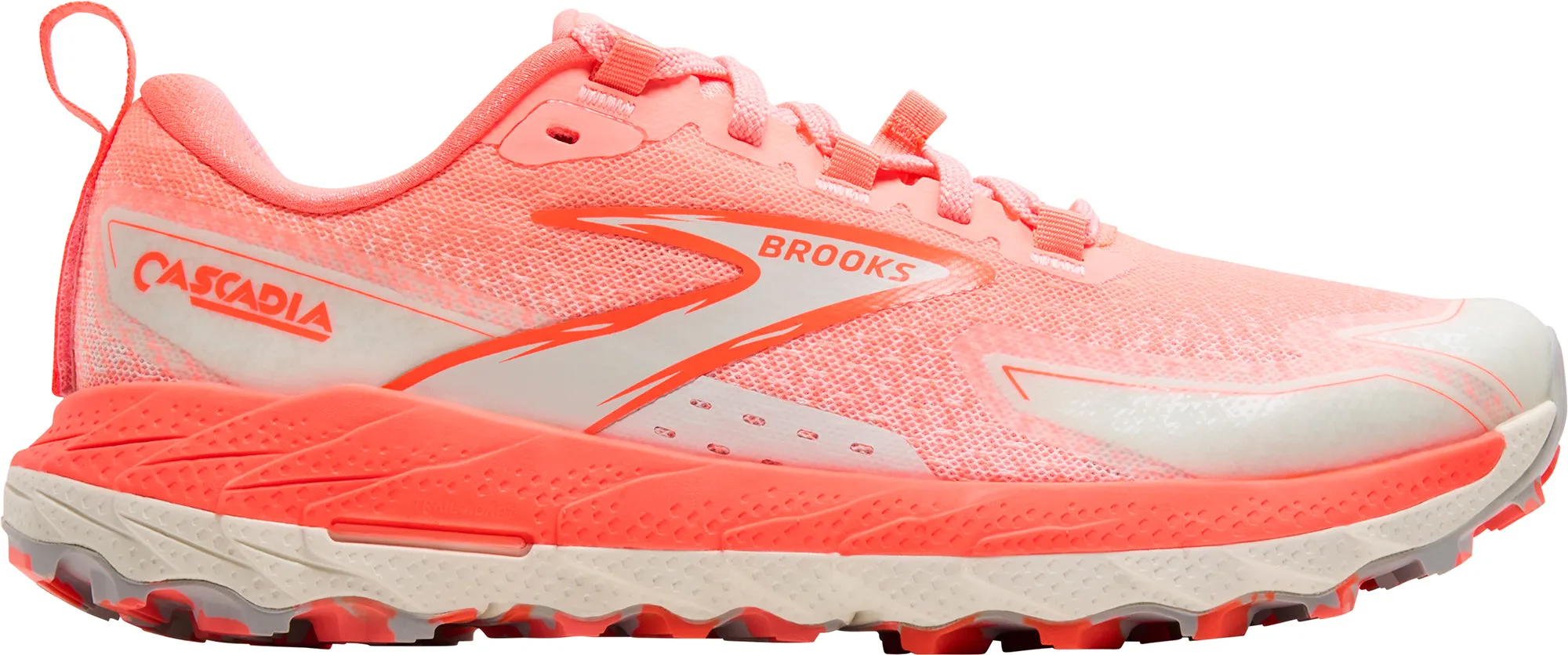 Brooks Cascadia 18 Womens Trail Running Shoes - Orange Dynamic Steps Body Support