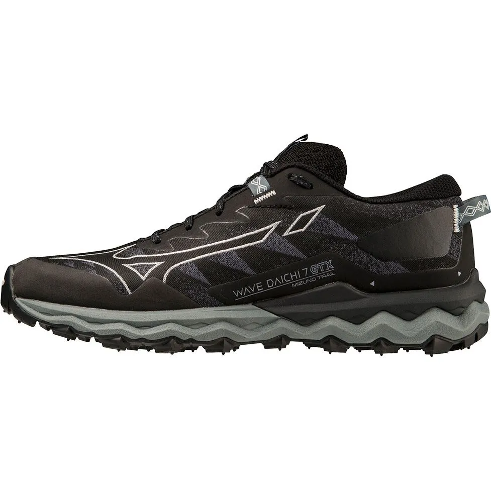 Aerodynamic Active Performance Mizuno Wave Daichi 7 GORE-TEX Womens Trail Running Shoes - Black