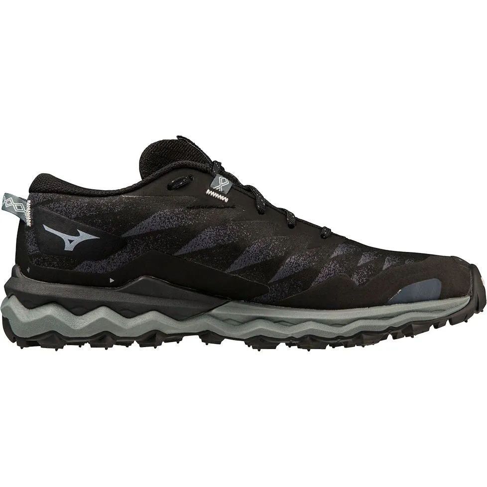 Mizuno Wave Daichi 7 GORE-TEX Womens Trail Running Shoes - Black Cushioned heel Fit Boost
