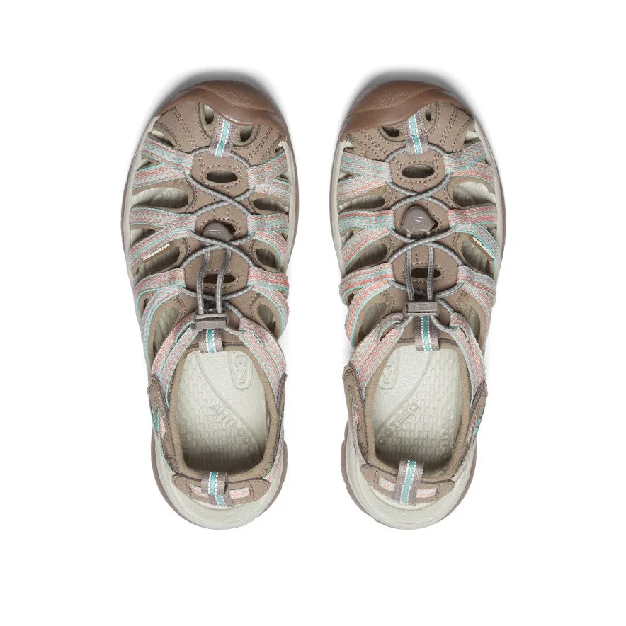 Padded Comfort Anti   Bacterial Women's Whisper  |  Taupe/Coral