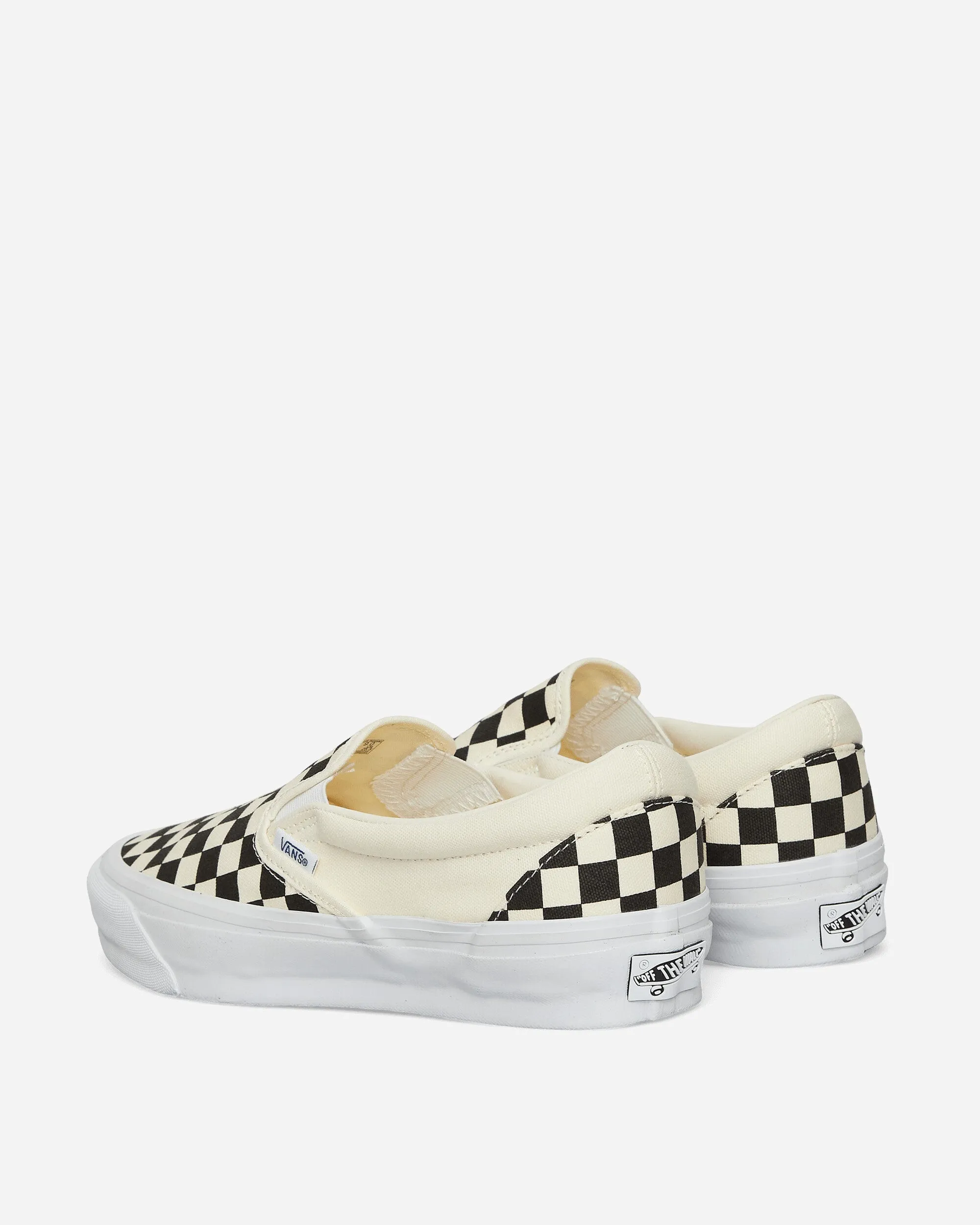 Slip-On Reissue LX 98 Sneakers Checkerboard Black / Off White Comfy Fit Walk