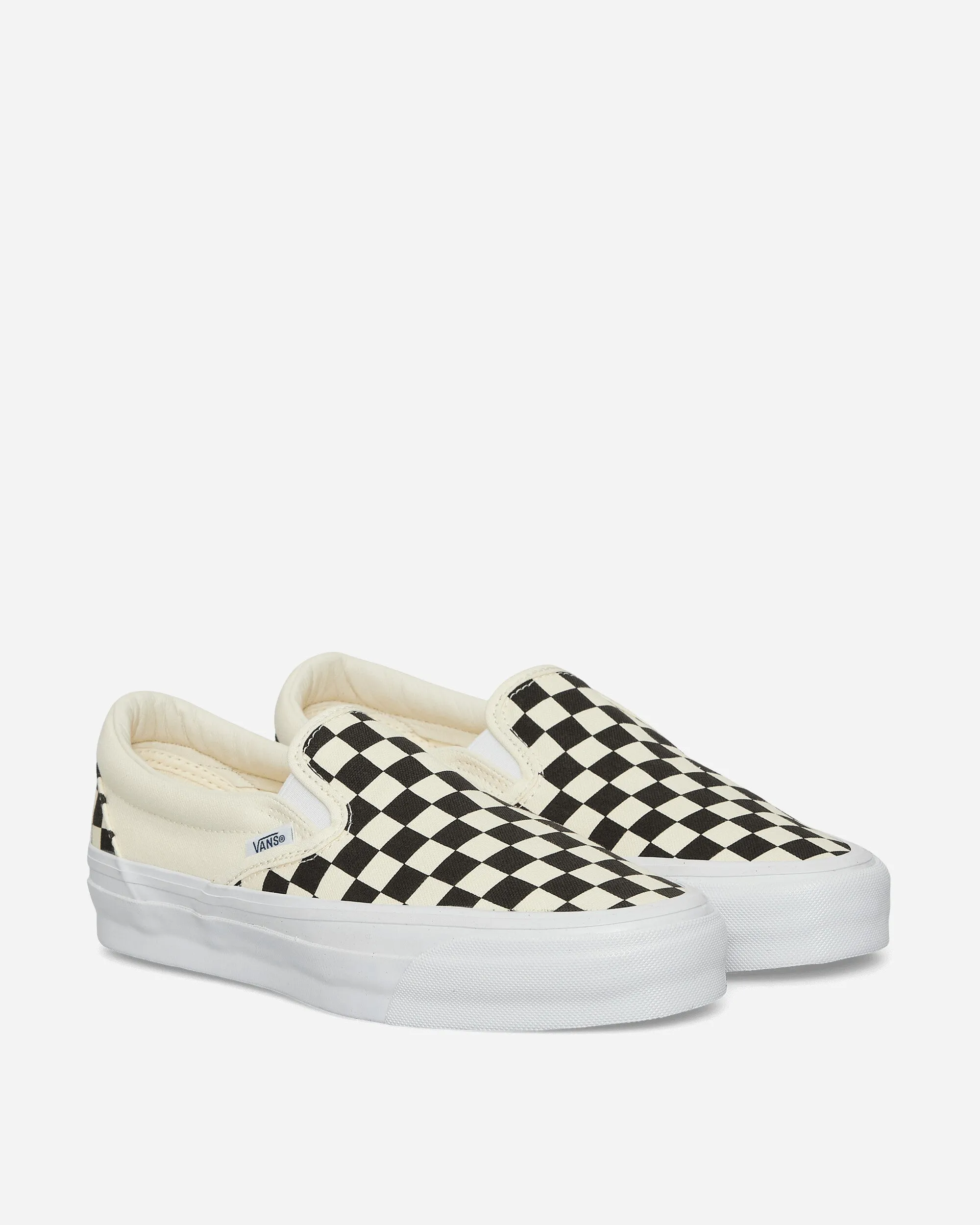 Cushioned Step Slip-On Reissue LX 98 Sneakers Checkerboard Black / Off White