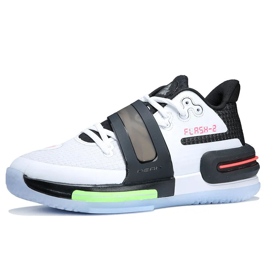 PEAK Flash 2.0 Lou Williams Basketball Shoes Limited Edition White Adaptive Fit Framework