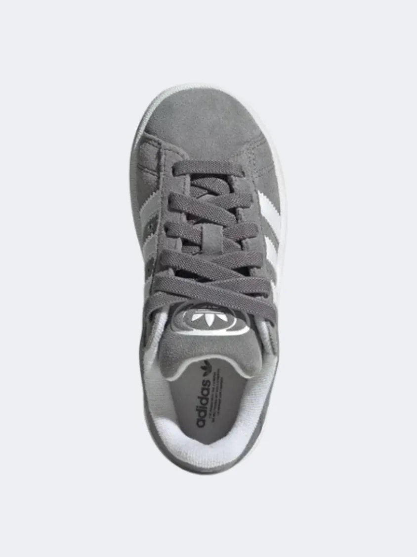 Adidas Campus 00S Ps Original Shoes Grey/White/Gum Digital Run