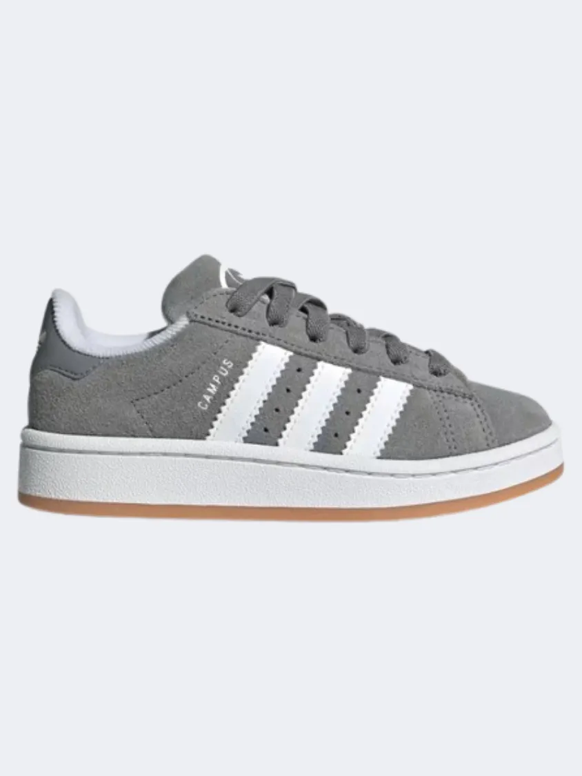 Adidas Campus 00S Ps Original Shoes Grey/White/Gum mud proof Stable base