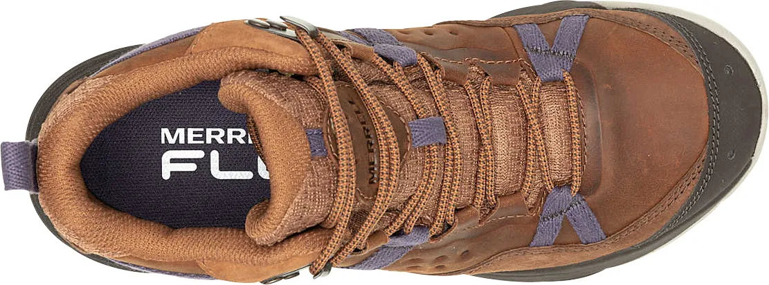 All-Weather Traction Stable Fit Merrell Siren Traveller 4 Mid Waterproof Womens Walking Boots - Brown