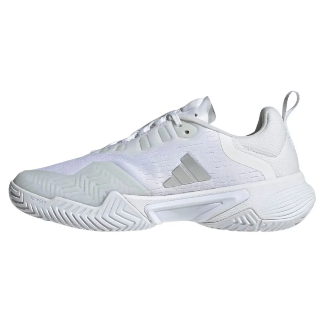 Outdoor Trail Tread Sole Adidas Barricade Womens Tennis Shoes - White