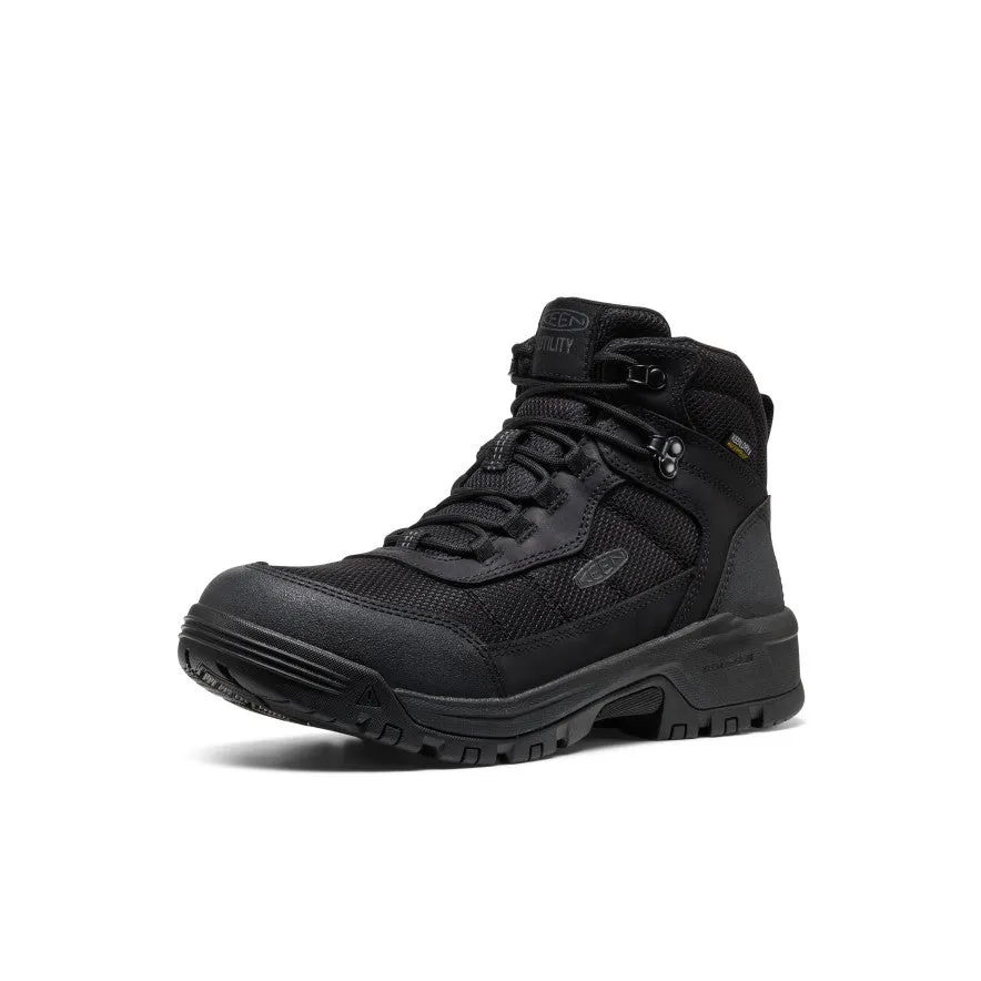 Adaptive Grip Core Movement Men's Skokie Waterproof Work Boot (Soft Toe)  |  Black/Black