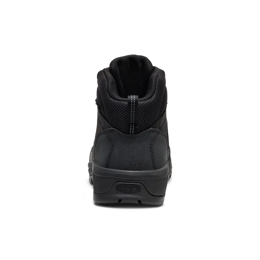 Men's Skokie Waterproof Work Boot (Soft Toe)  |  Black/Black Luggage Fit Everywhere Fit